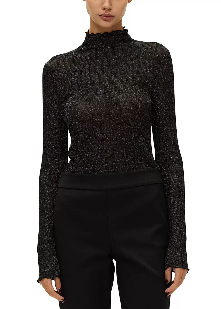 Tate Long Sleeve Top - Black
