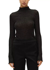 Tate Long Sleeve Top - Black