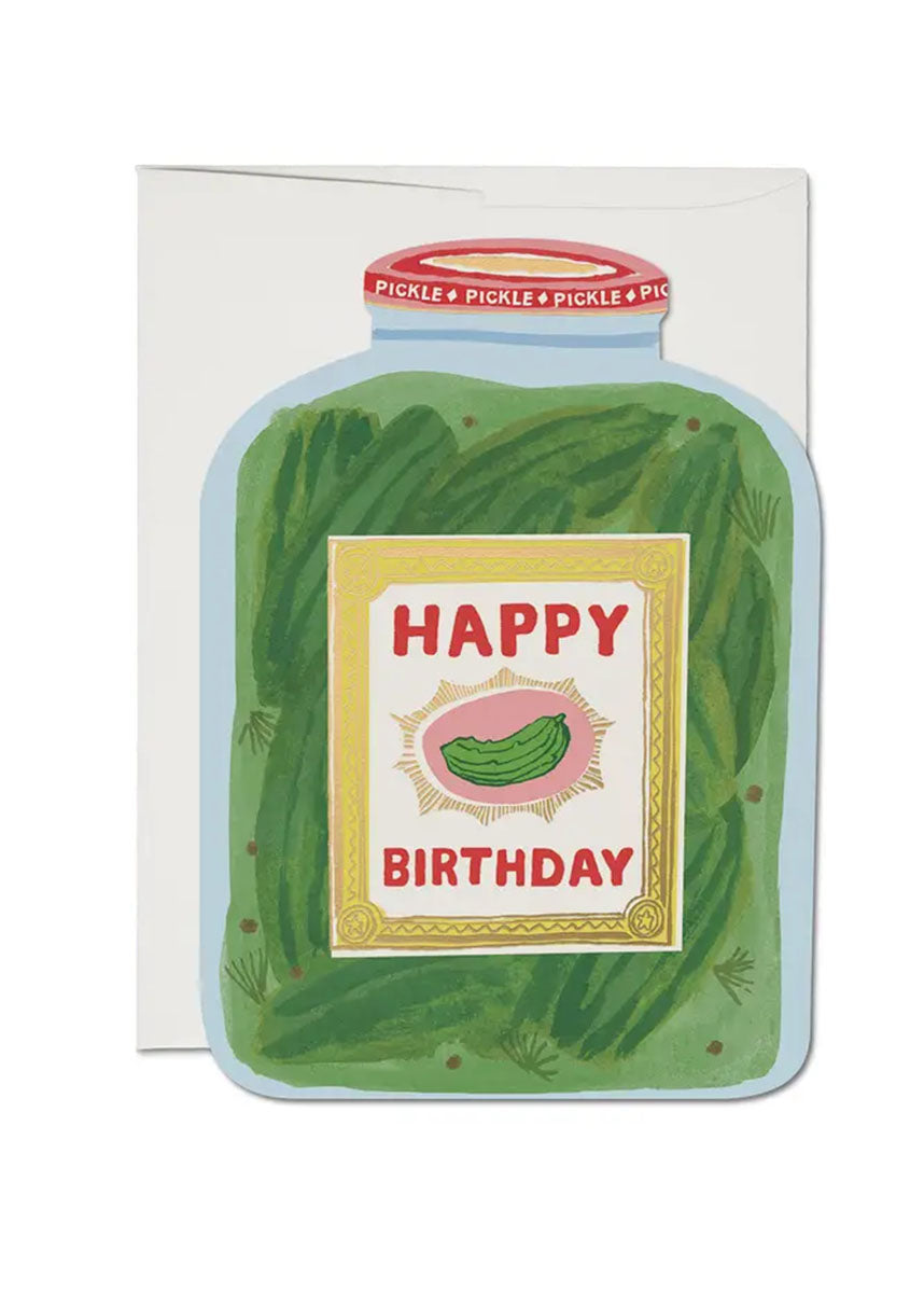 Pickle Birthday Card