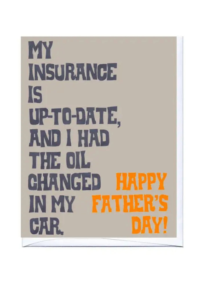Insurance Father's Day Card
