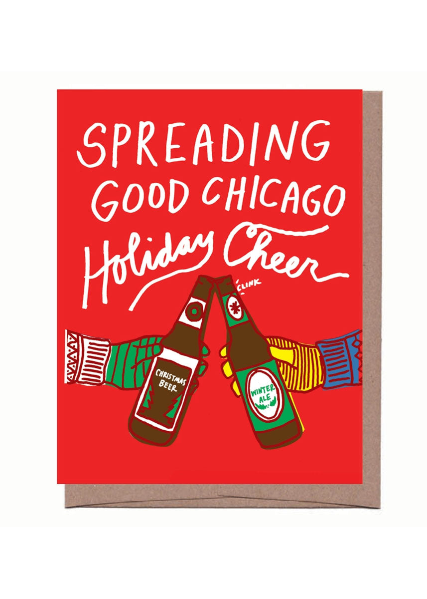Good Chicago Holiday Cheer & Beer Card