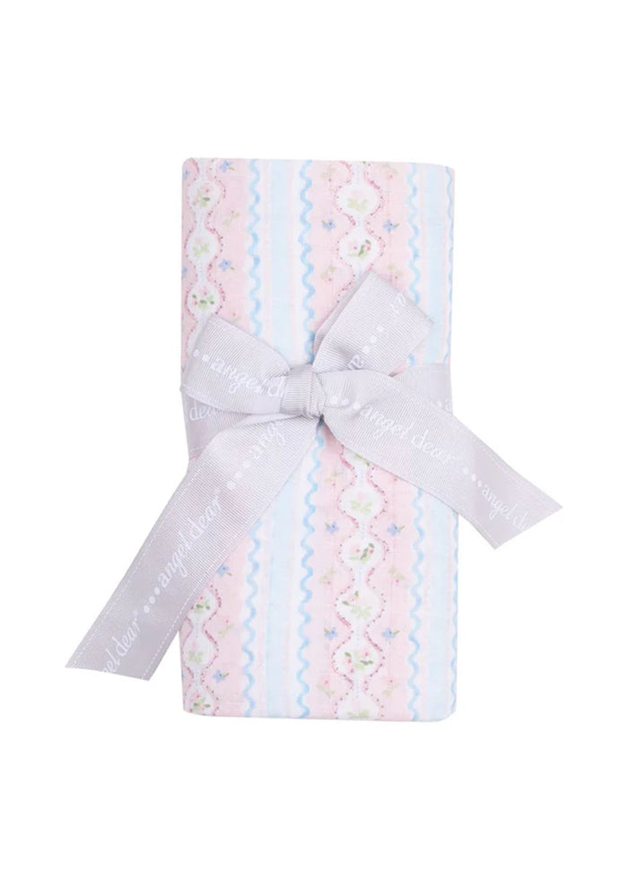 Muslin Swaddle Blanket - Ogee Lace Floral