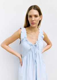 The Clare Midi Dress - Blue