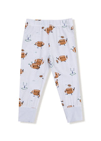 2-Piece L/S Pajama Set - Footballs Playing Football