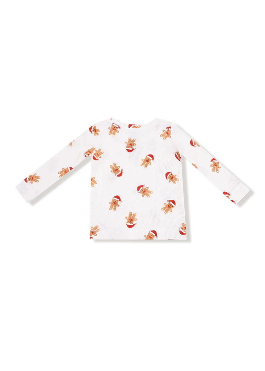 2-Piece L/S Pajama Set - Gingerbread