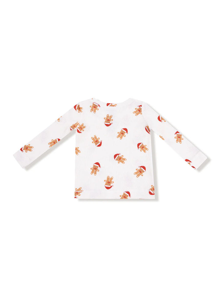 2-Piece L/S Pajama Set - Gingerbread