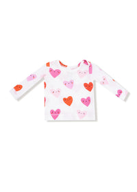 2-Piece L/S Pajama Set - Happy Hearts