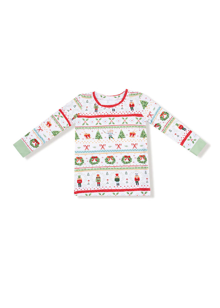 2-Piece L/S Pajama Set - Nutcracker Fair Isle