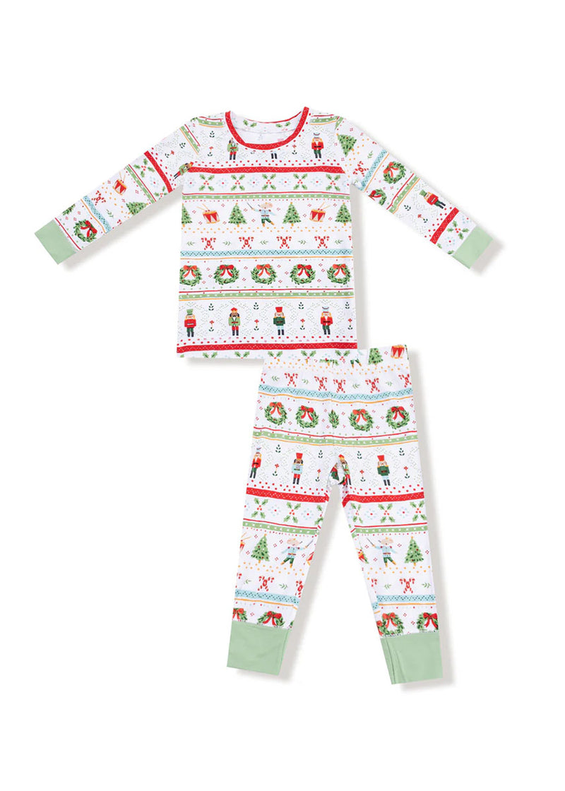 2-Piece L/S Pajama Set - Nutcracker Fair Isle