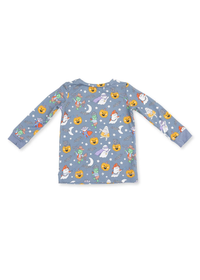 2-Piece L/S Pajama Set - Halloween Monster Dress Up Blue