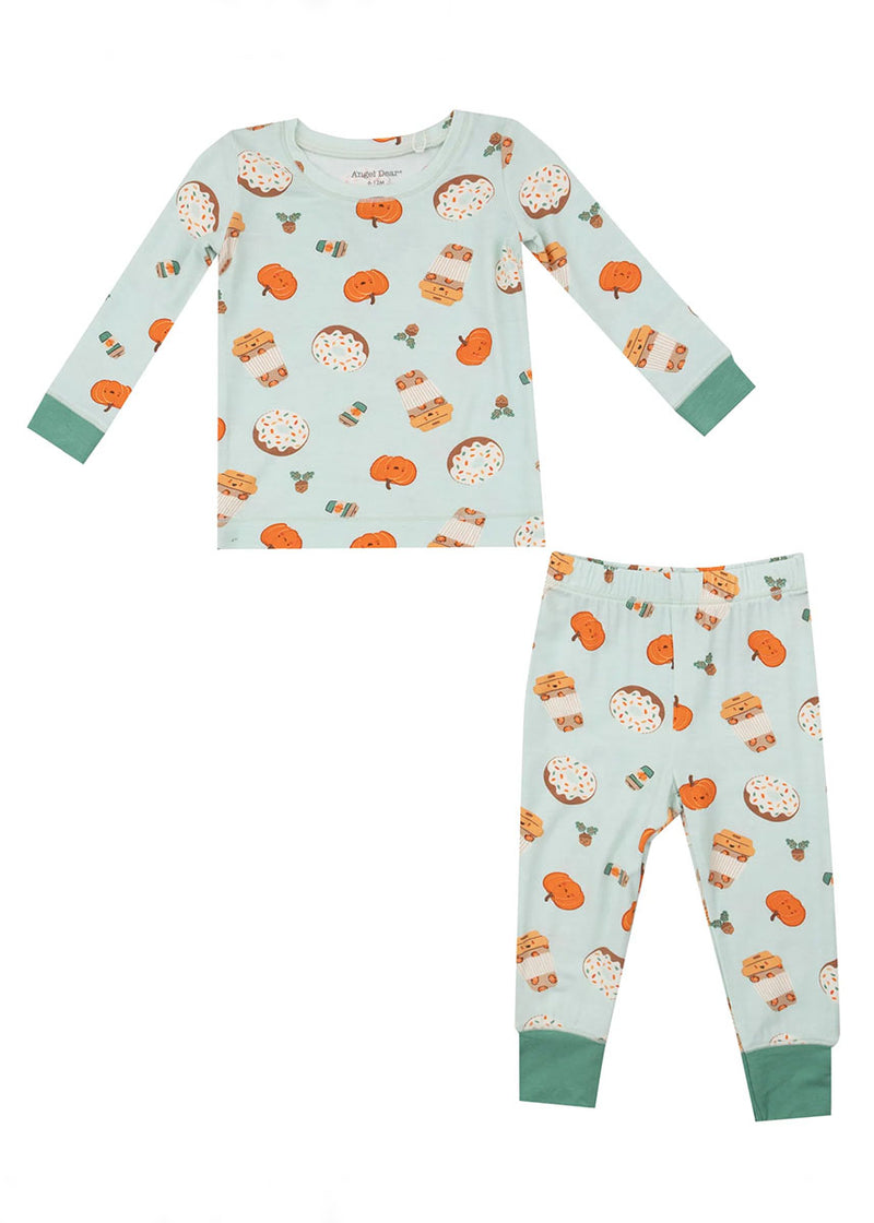 2-Piece L/S Pajama Set - Pumpkin Spice Latte