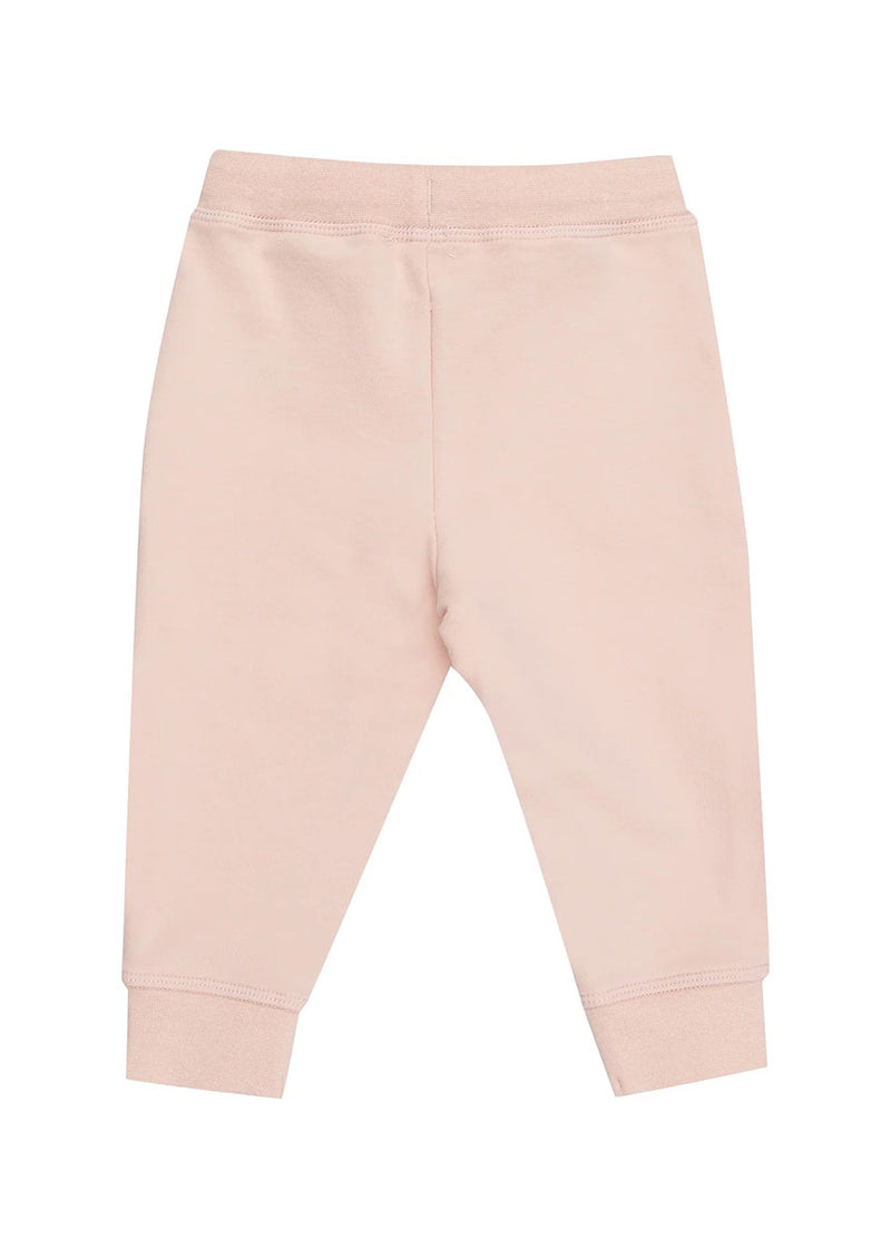 French Terry Paper Bag Jogger - Solid Pink