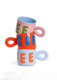 Bubble Coffee Mug - Red