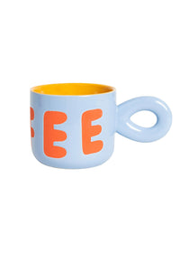 Bubble Coffee Mug - Blue