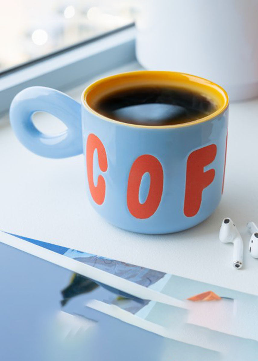 Bubble Coffee Mug - Blue