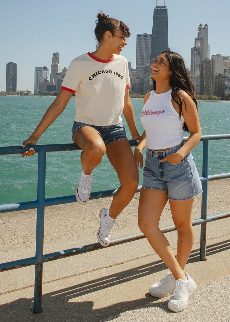 Chicago '86 Ringer Tee