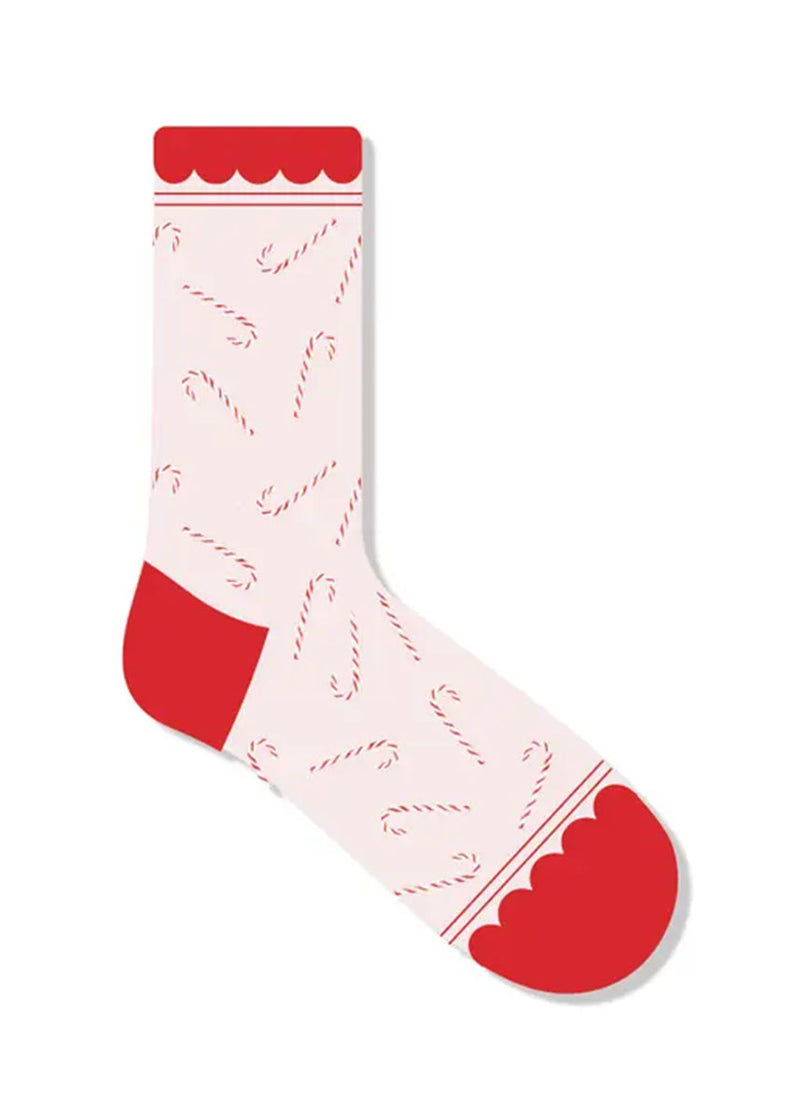 Whimsy Candy Canes Socks