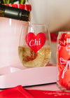 Chi Heart Wine Glass