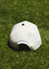 Chicago Cubs Vintage Logo Dad Hat - Ivory & Brown