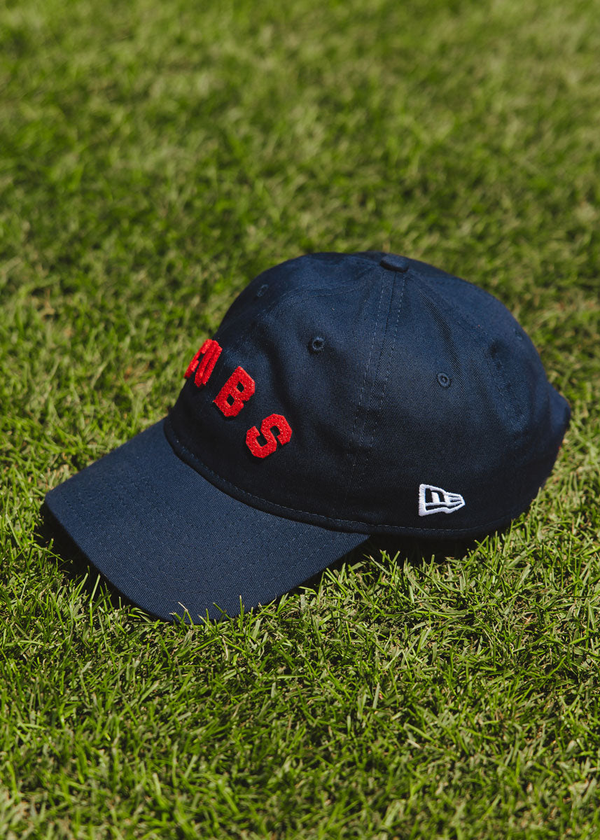 Cubs Felt Applique Dad Hat - Navy