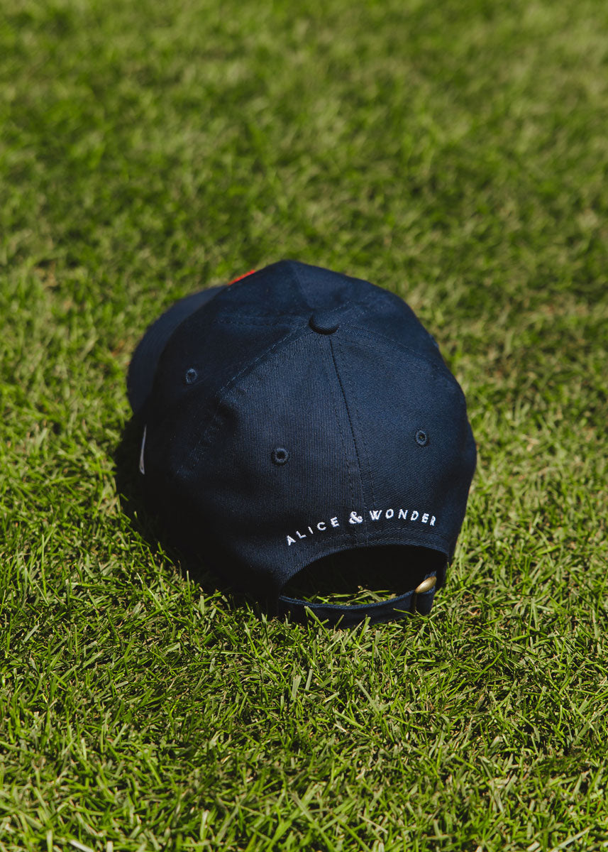 Cubs Felt Applique Dad Hat - Navy