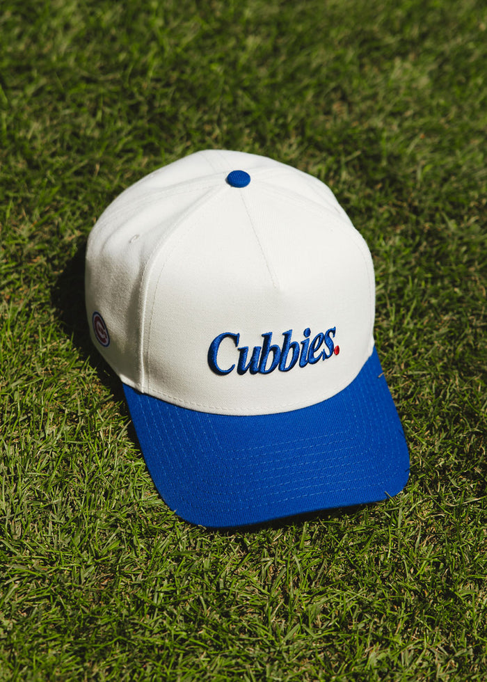 Cubbies Two-Tone Hat - Ivory & Royal