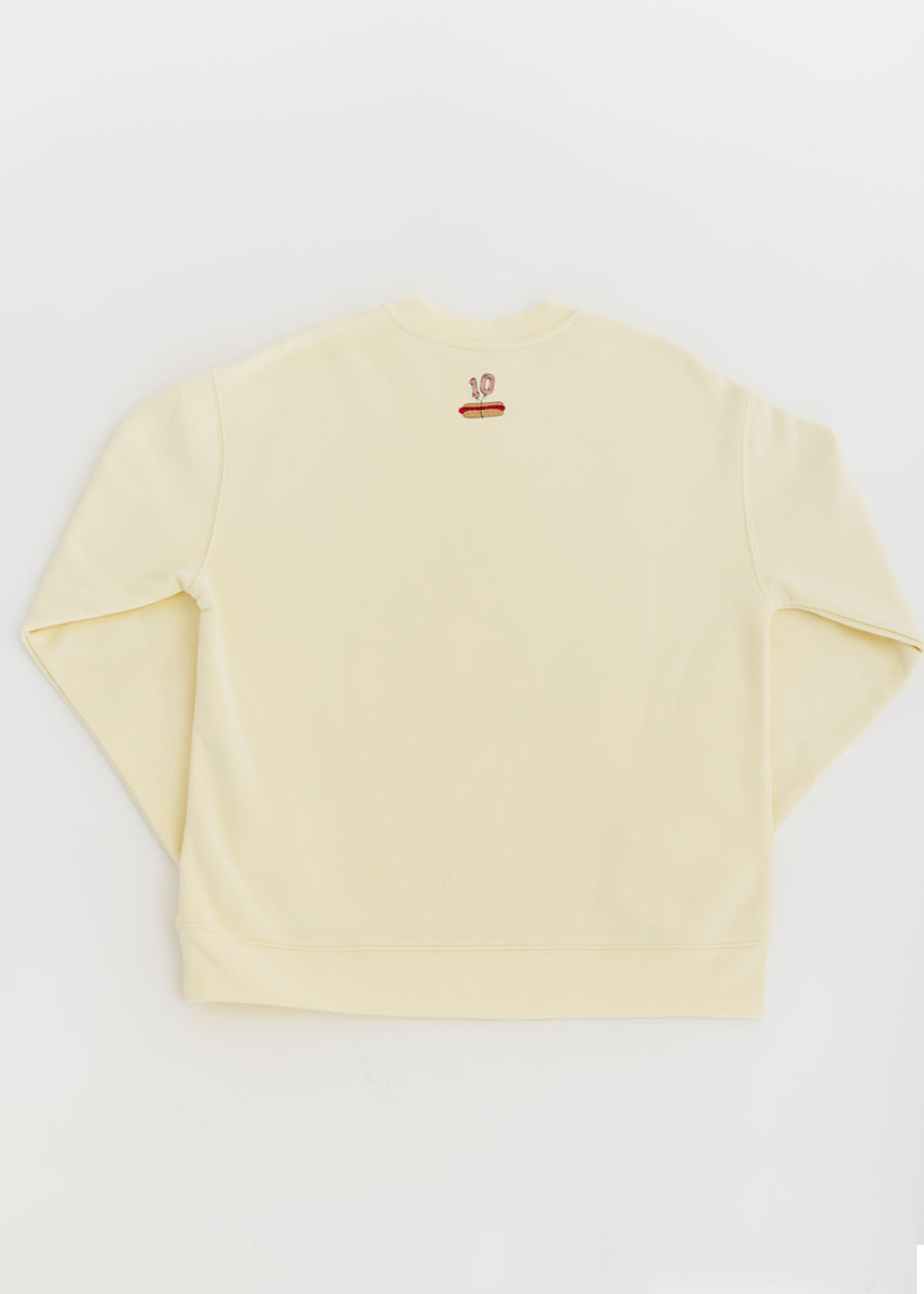 Chicago Collegiate Puff Sweatshirt - Butter
