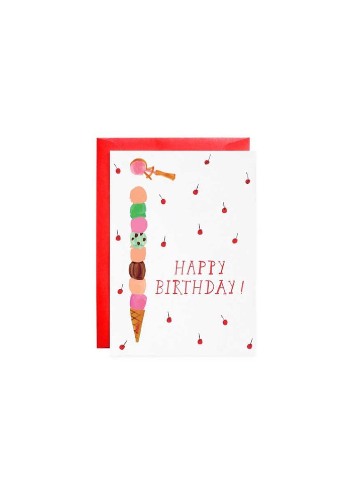 Extra Scoops Petite Birthday Card