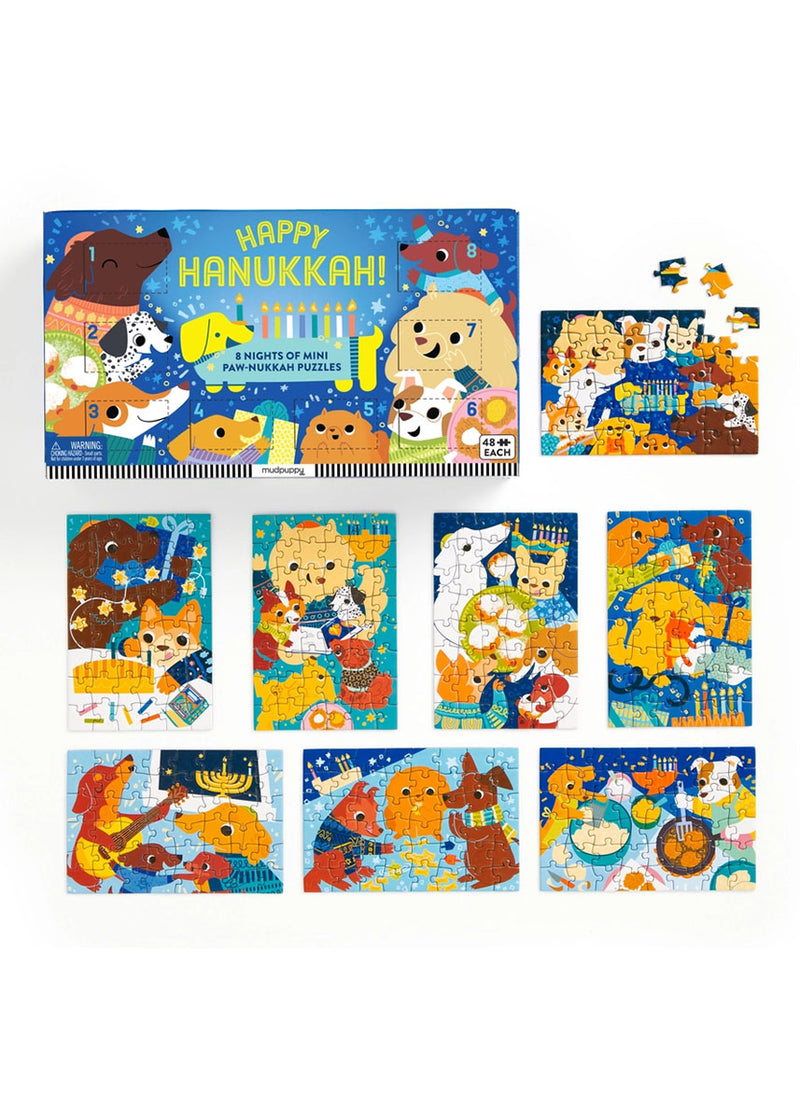 Happy Hanukkah! Countdown Puzzle Set
