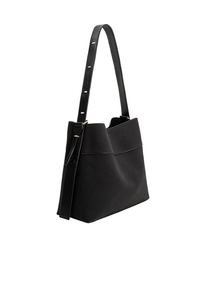 Stormie Vegan Tote - Black