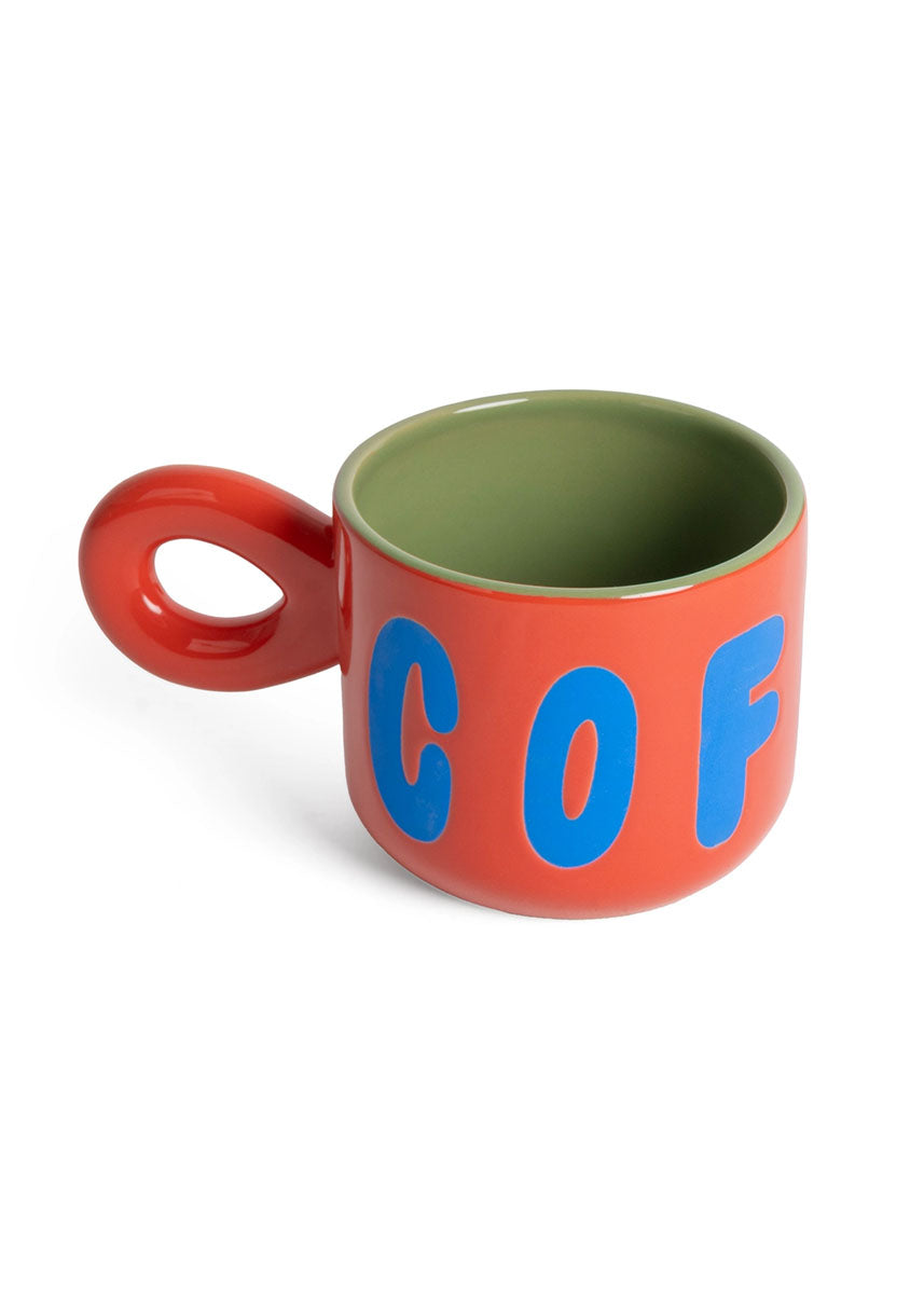 Bubble Coffee Mug - Red