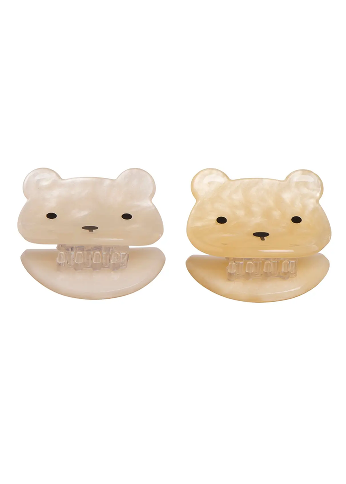 Teddy Bear Claw Clips (2-Pack)