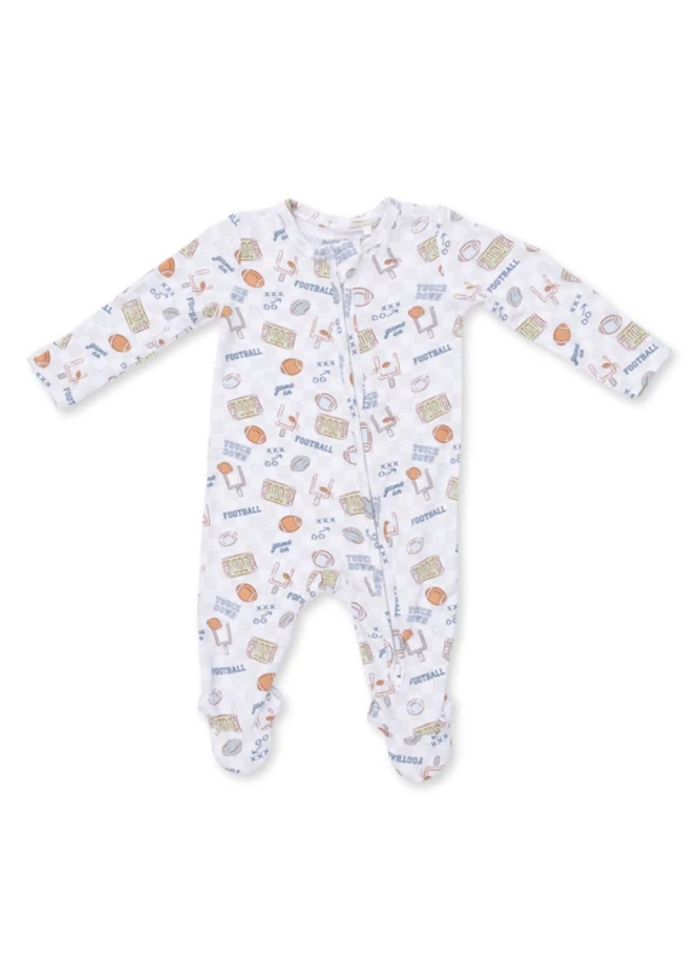 2-Way Zipper Footie - Football Check