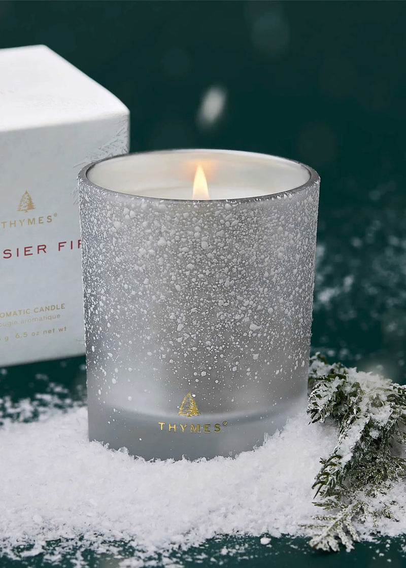 Frasier Fir Flocked Poured Candle - 6.5oz