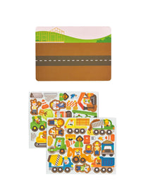 Construction Site Magnetic Play Set