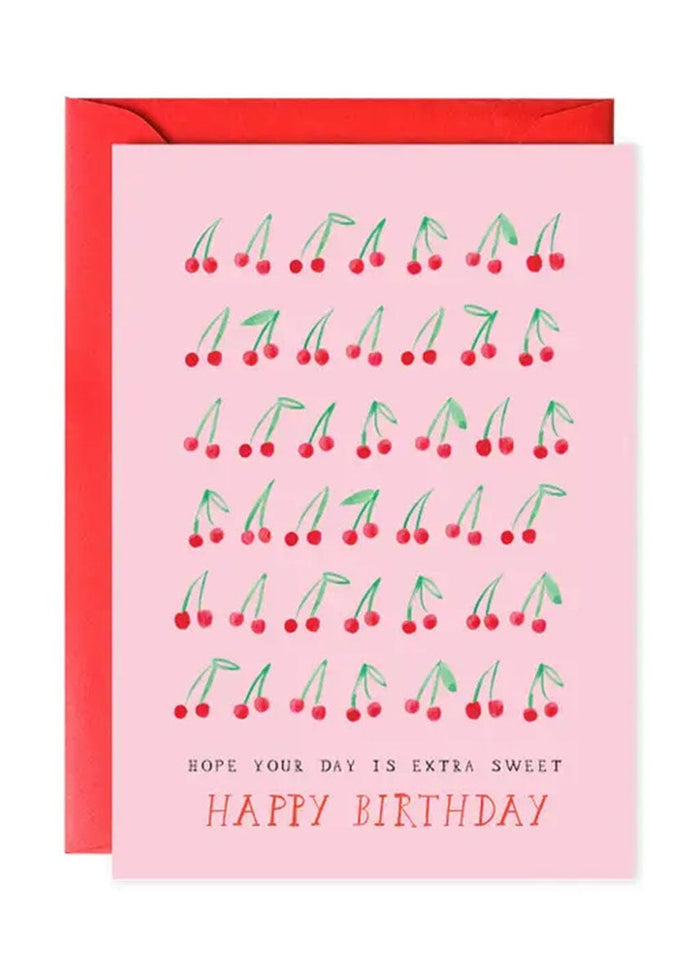 Sweet Cherry Birthday Card