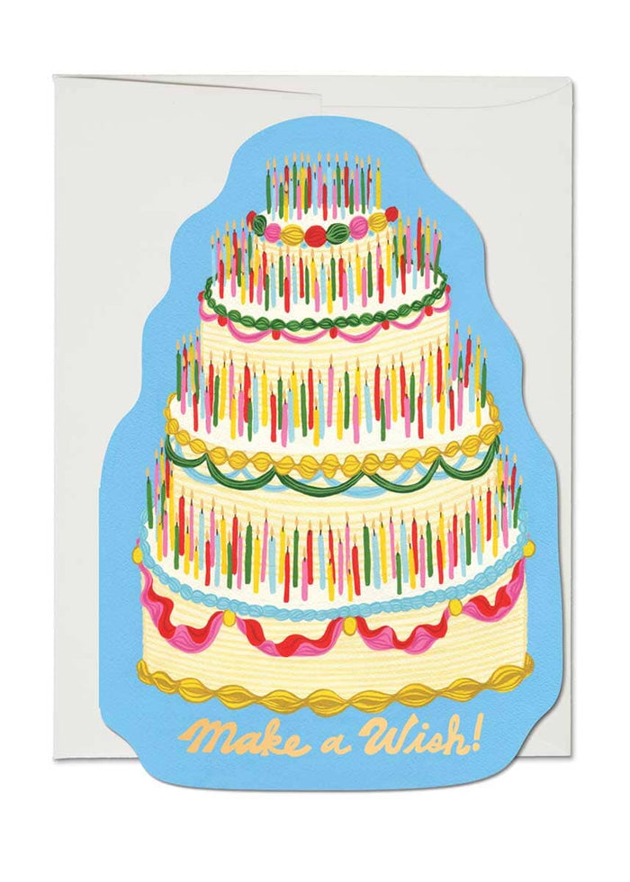 Make A Wish Cake Birthday Card