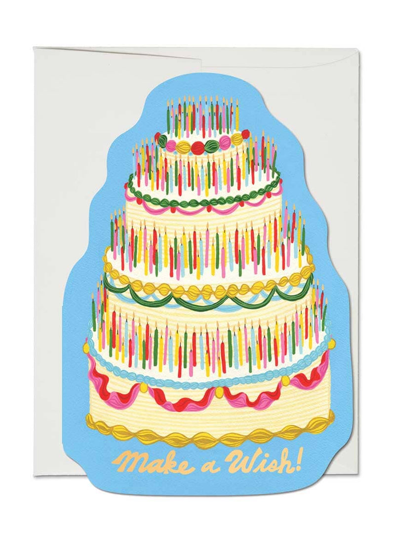 Make A Wish Cake Birthday Card