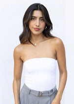 Balla Bustier Top - White