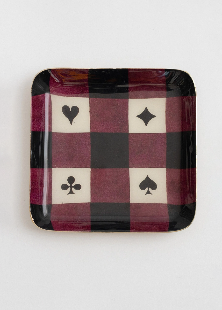 House Of Suits Small Enamel Tray