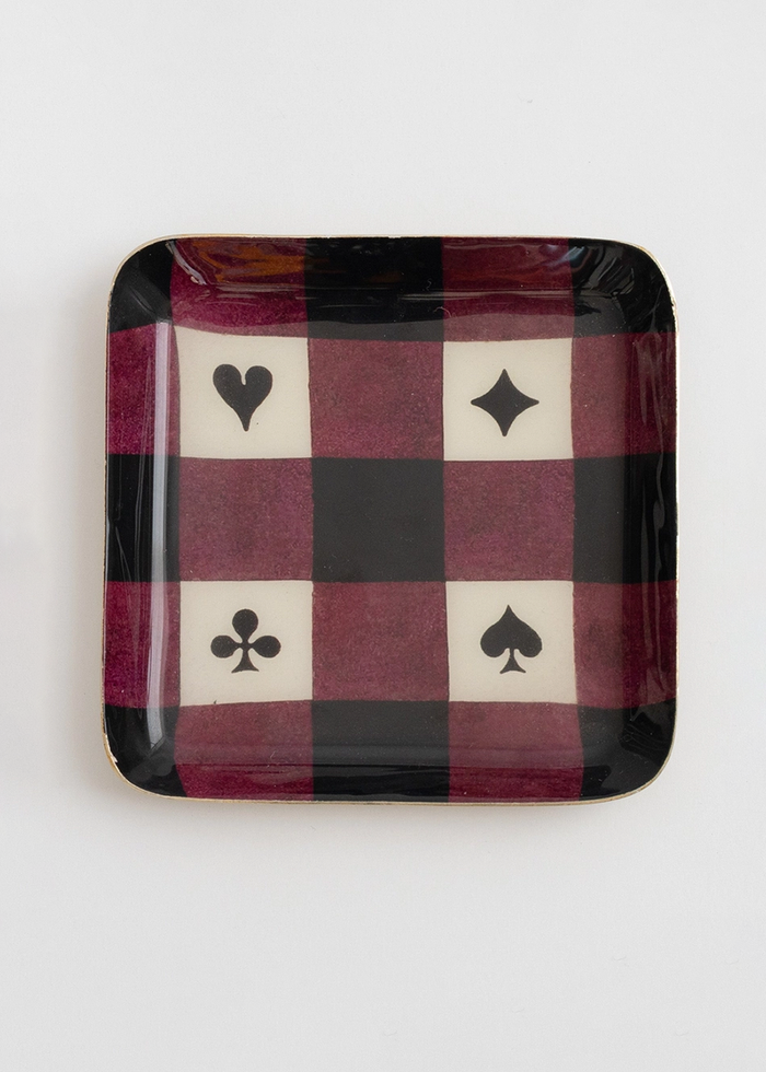 House Of Suits Small Enamel Tray