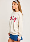 Collegiate USA Sweatshirt - Ivory