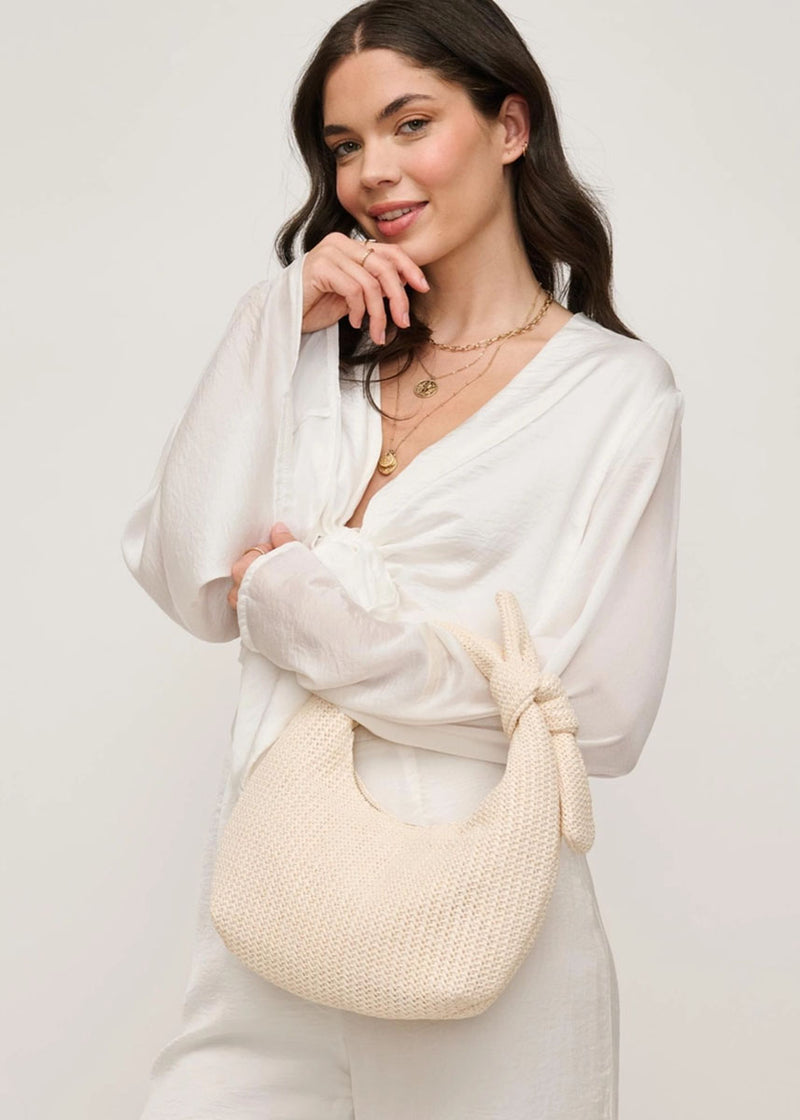 Penny Clutch - Ivory