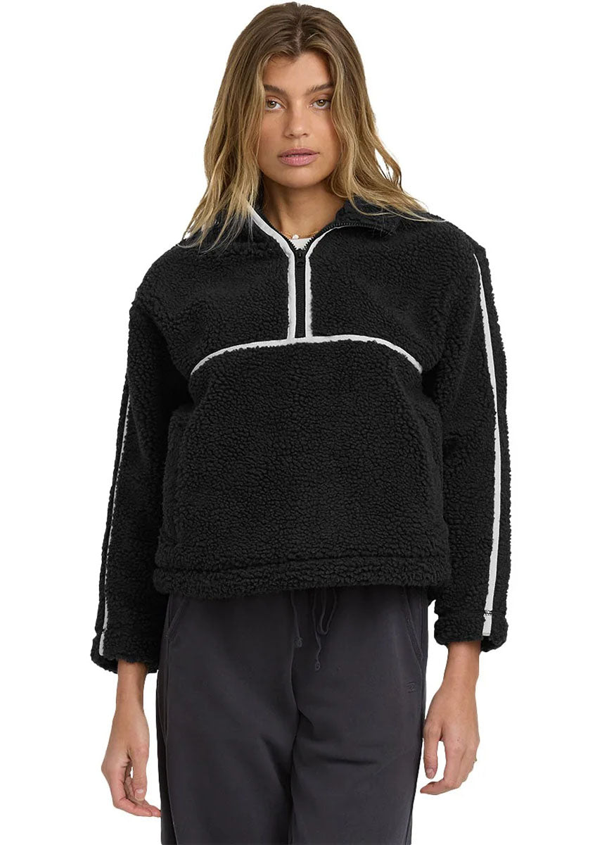 Getting Warm Sherpa Half-Zip - Blasted Blue