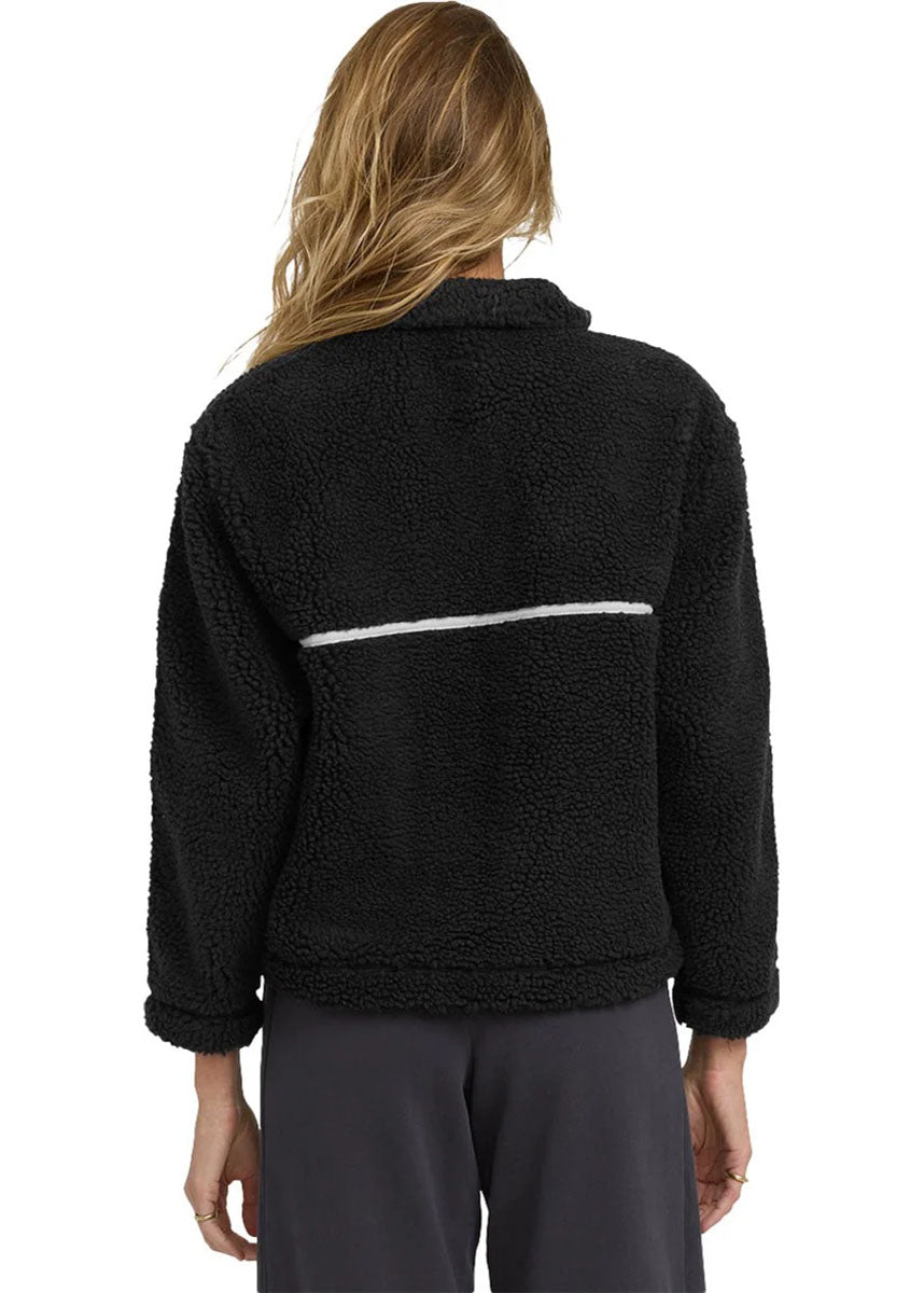 Getting Warm Sherpa Half-Zip - Blasted Blue