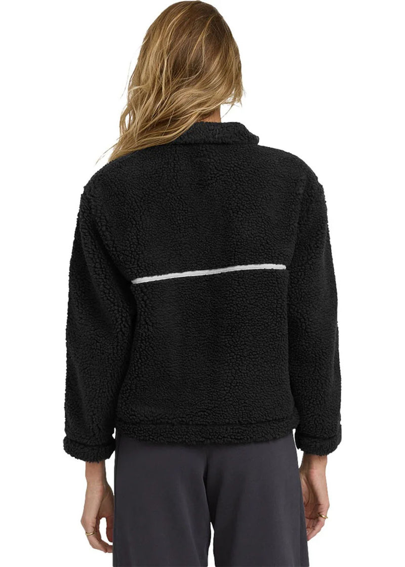 Getting Warm Sherpa Half-Zip - Blasted Blue