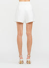 Gwen Linen Bermuda Shorts - Off-White