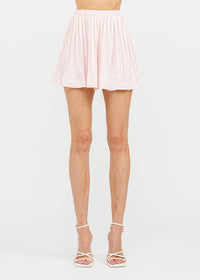 Aria Pleated Mini Skirt - Pink
