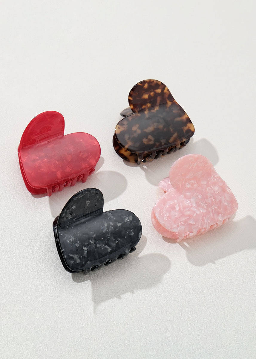 Mini Heart Claw Clip