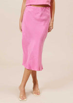 Adonia Bias Skirt - Pink
